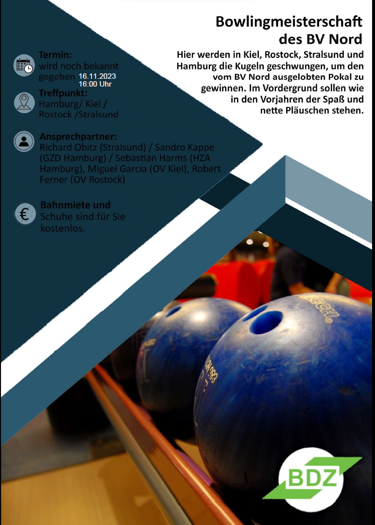 Read more about the article Bowlingmeisterschaft des BV Nord 2023